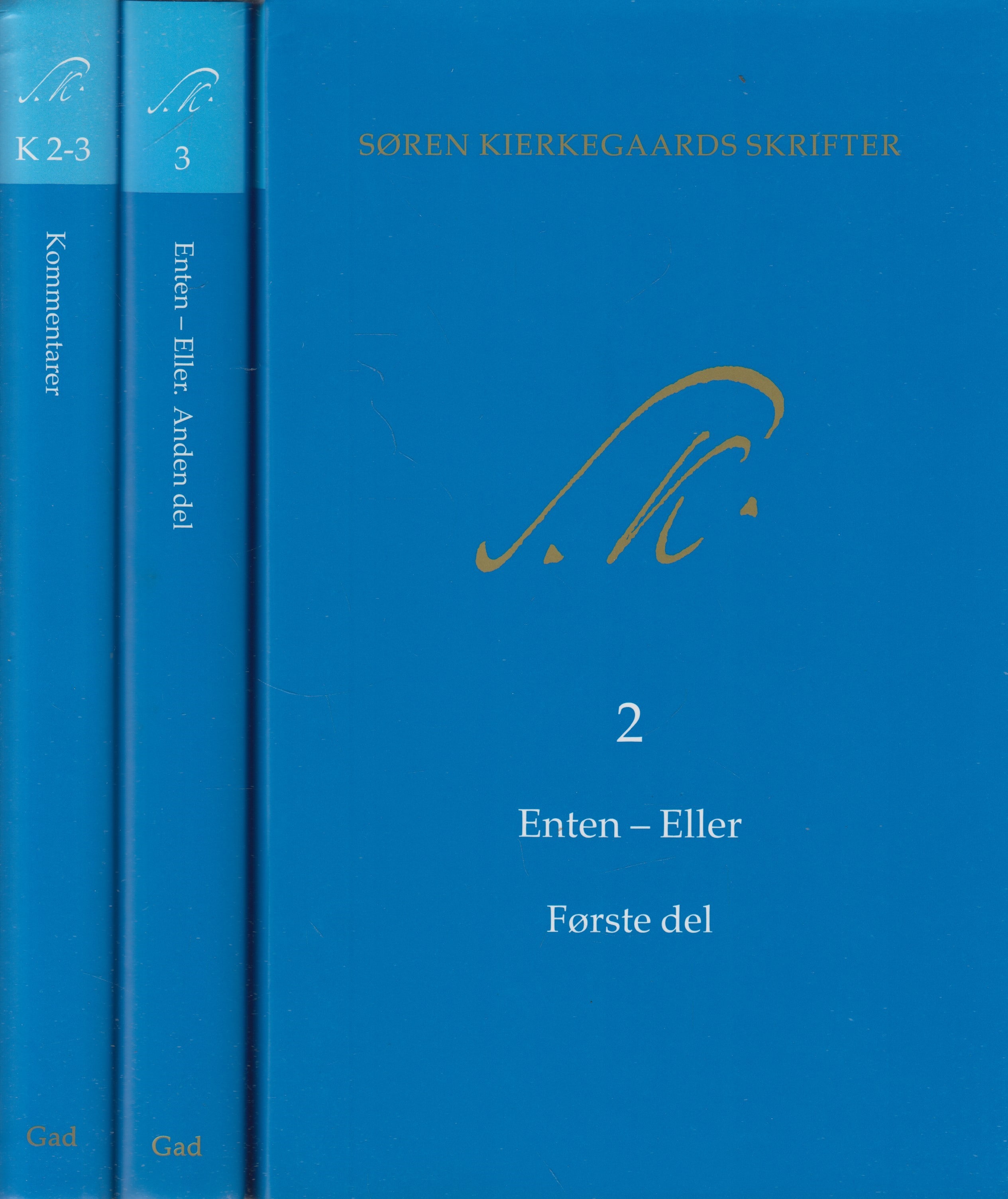 Hej nedbryder Hav Få Enten-Eller 3 bind af Kierkegaard, Søren | Bøger & Kuriosa